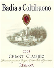 2008 Badia a Coltibuono, Chianti Classico Riserva
